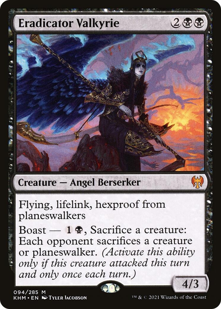 Image for Eradicator Valkyrie (Kaldheim) (94) - Magic: The Gathering