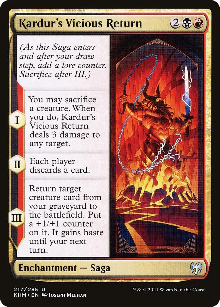 Image for Kardur's Vicious Return (Kaldheim) (217) - Magic: The Gathering