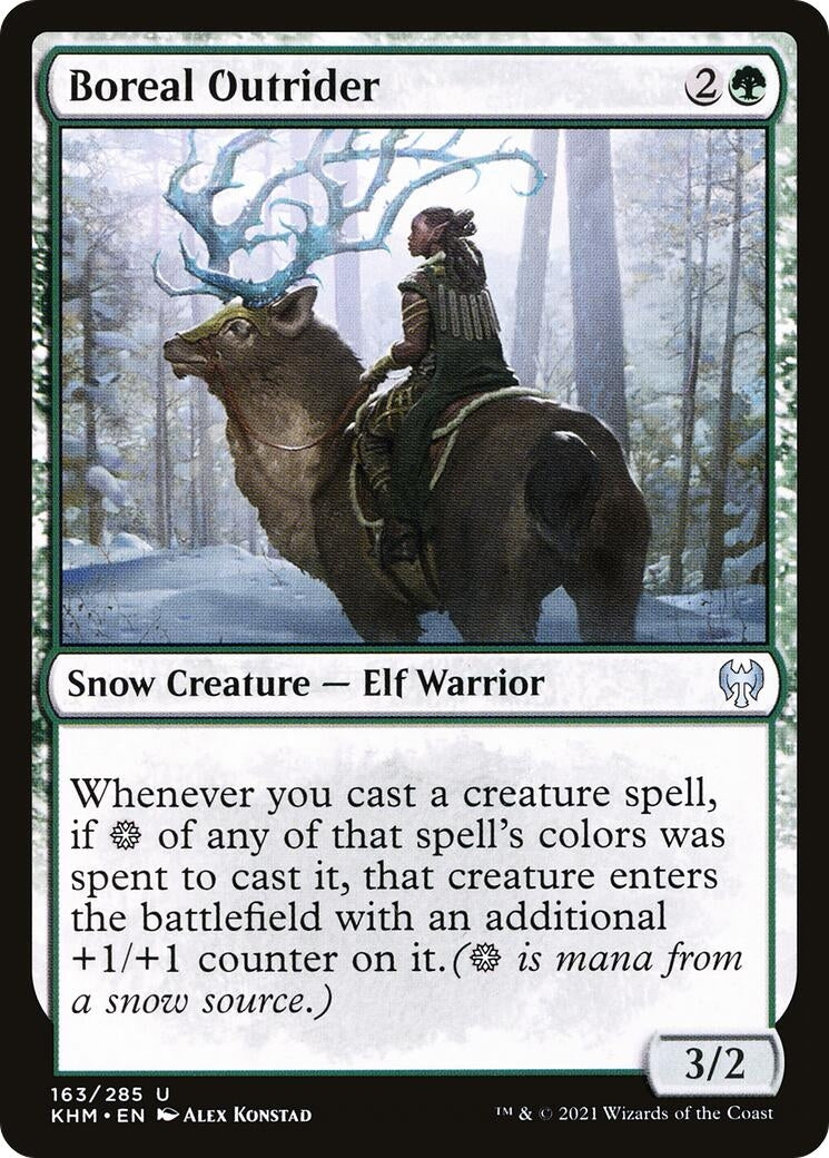 Image for Boreal Outrider (Kaldheim) (163) - Magic: The Gathering