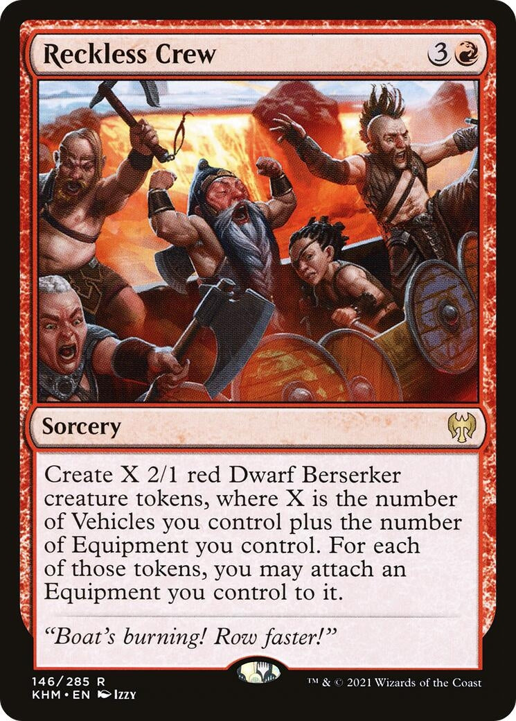 Image for Reckless Crew (Kaldheim) (146) - Magic: The Gathering