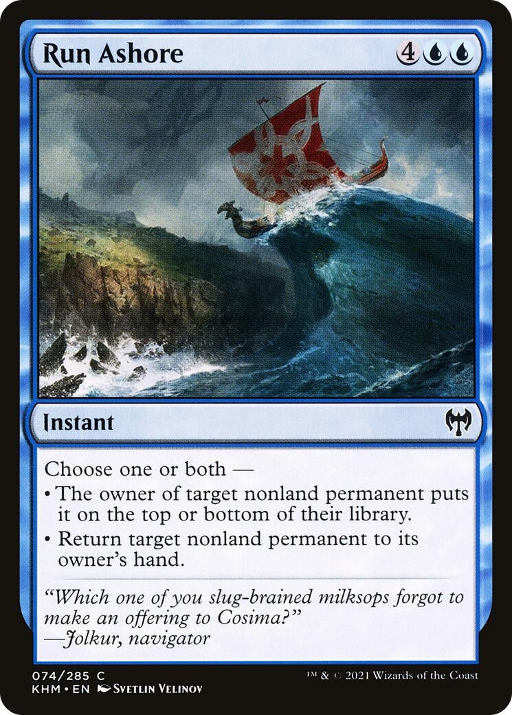Image for Run Ashore (Kaldheim) (74) - Magic: The Gathering