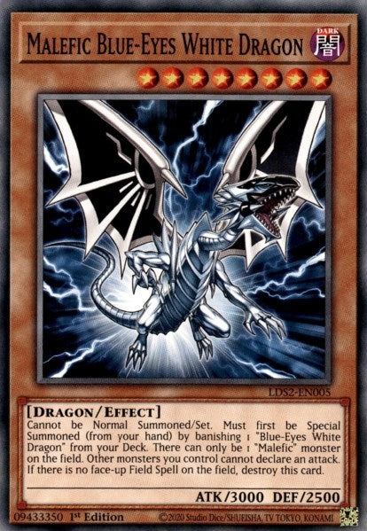 Image for Malefic Blue-Eyes White Dragon (Legendary Duelists: Season 2) (LDS2-EN005) - YuGiOh