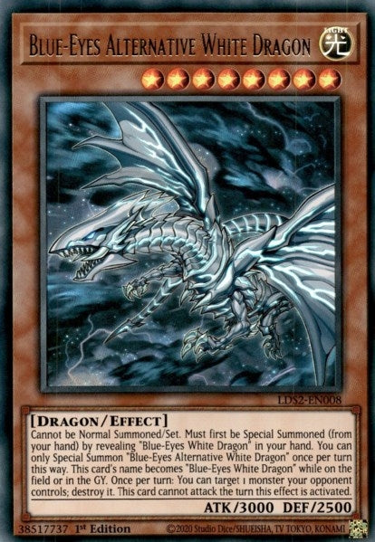Image for Blue-Eyes Alternative White Dragon (Legendary Duelists: Season 2) (LDS2-EN008) - YuGiOh