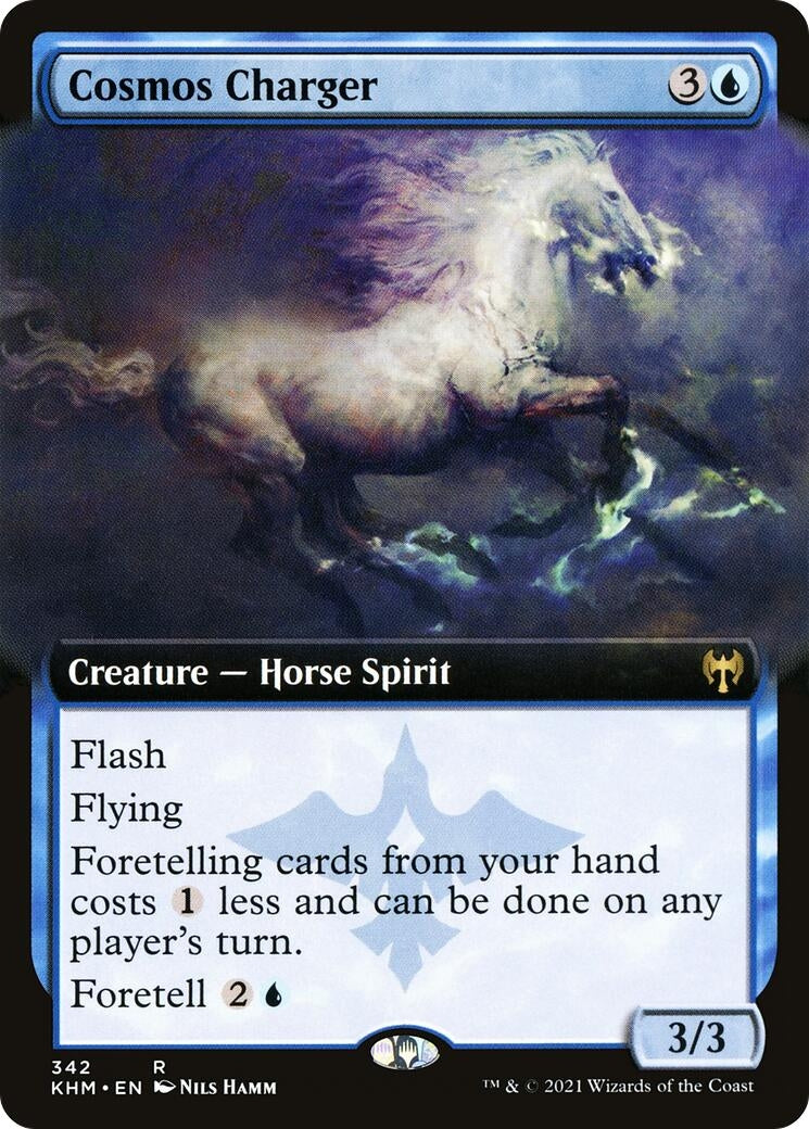 Image for Cosmos Charger (Extended Art) (Kaldheim) (342) - Magic: The Gathering