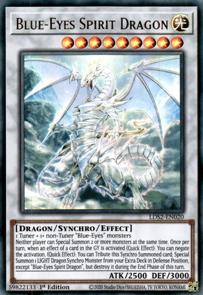 Image for Blue-Eyes Spirit Dragon (Legendary Duelists: Season 2) (LDS2-EN020) - YuGiOh