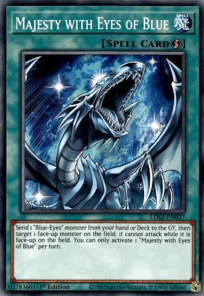 Image for Majesty with Eyes of Blue (Legendary Duelists: Season 2) (LDS2-EN027) - YuGiOh