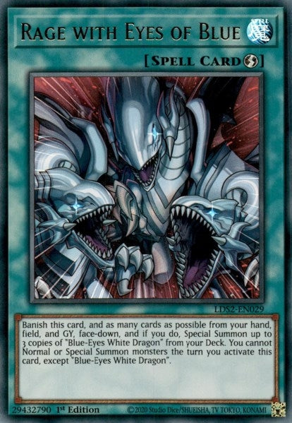 Image for Rage with Eyes of Blue (Legendary Duelists: Season 2) (LDS2-EN029) - YuGiOh