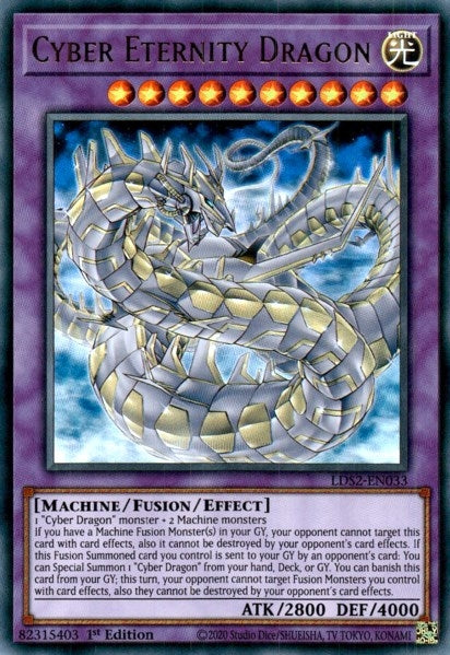 Image for Cyber Eternity Dragon (Legendary Duelists: Season 2) (LDS2-EN033) - YuGiOh