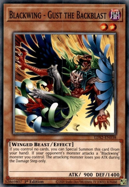 Image for Blackwing - Gust the Backblast (Legendary Duelists: Season 2) (LDS2-EN038) - YuGiOh