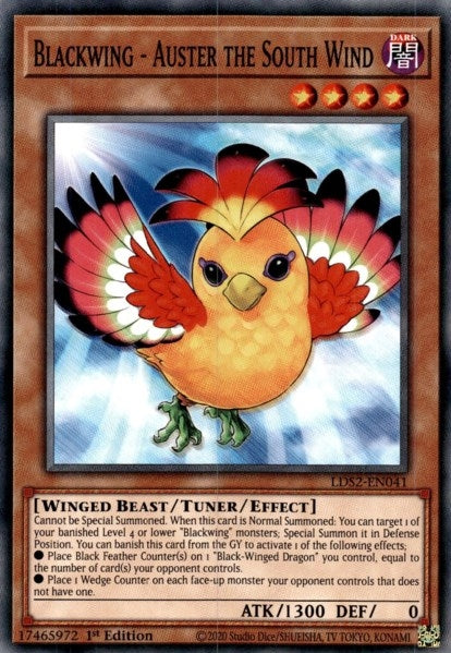 Image for Blackwing - Auster the South Wind (Legendary Duelists: Season 2) (LDS2-EN041) - YuGiOh