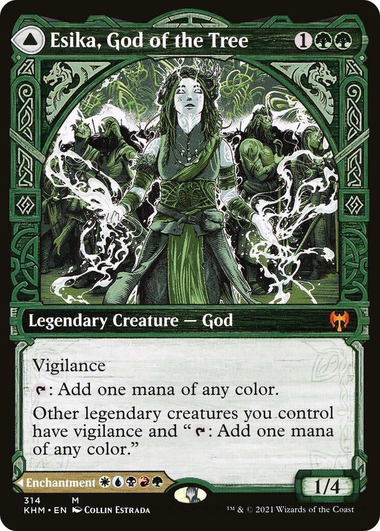 Image for Esika, God of the Tree (Showcase) (Kaldheim) (314) - Magic: The Gathering