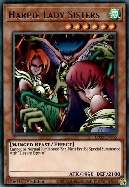 Image for Harpie Lady Sisters (Legendary Duelists: Season 2) (LDS2-EN065) - YuGiOh