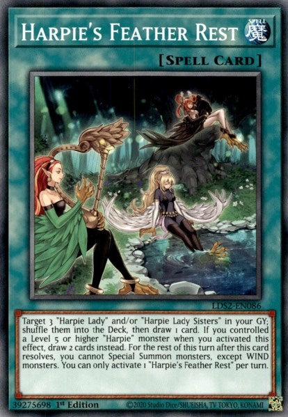 Image for Harpie's Feather Rest (Legendary Duelists: Season 2) (LDS2-EN086) - YuGiOh