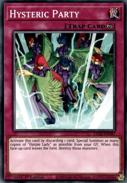 Image for Hysteric Party (Legendary Duelists: Season 2) (LDS2-EN087) - YuGiOh