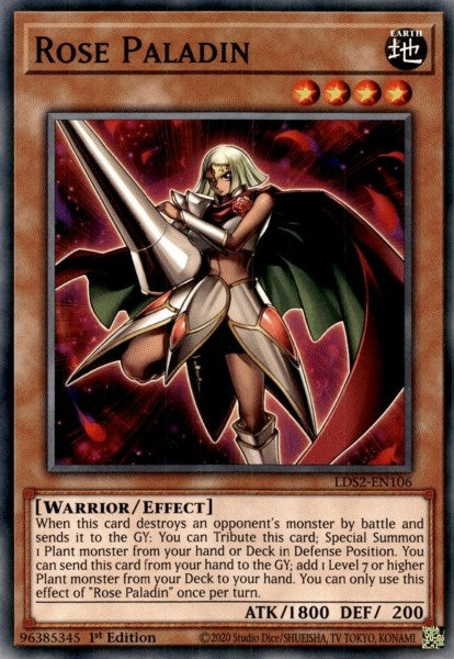 Image for Rose Paladin (Legendary Duelists: Season 2) (LDS2-EN106) - YuGiOh