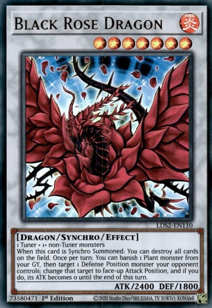 Image for Black Rose Dragon (Legendary Duelists: Season 2) (LDS2-EN110) - YuGiOh