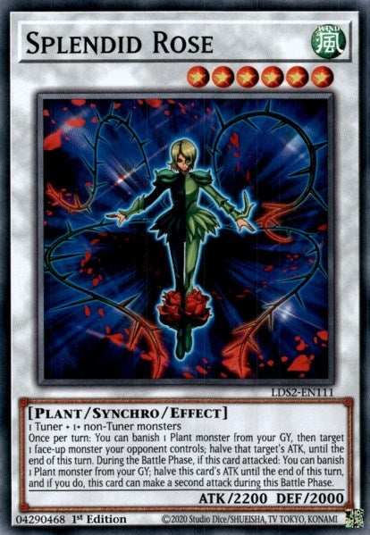 Image for Splendid Rose (Legendary Duelists: Season 2) (LDS2-EN111) - YuGiOh