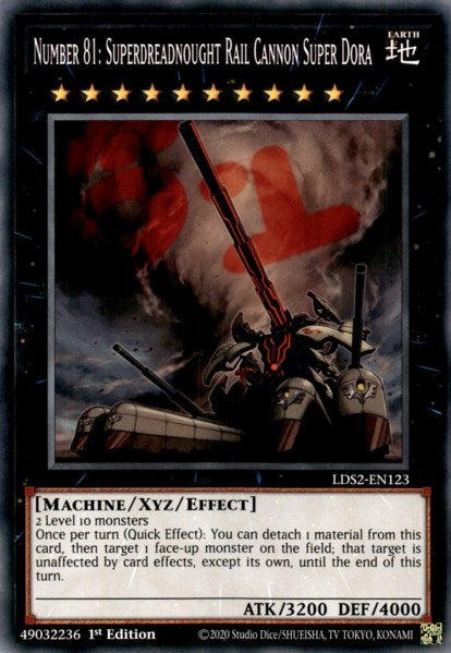 Image for Number 81: Superdreadnought Rail Cannon Super Dora (Legendary Duelists: Season 2) (LDS2-EN123) - YuGiOh