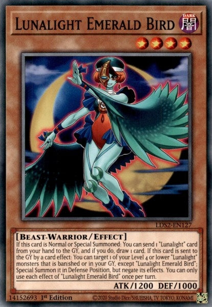 Image for Lunalight Emerald Bird (Legendary Duelists: Season 2) (LDS2-EN127) - YuGiOh