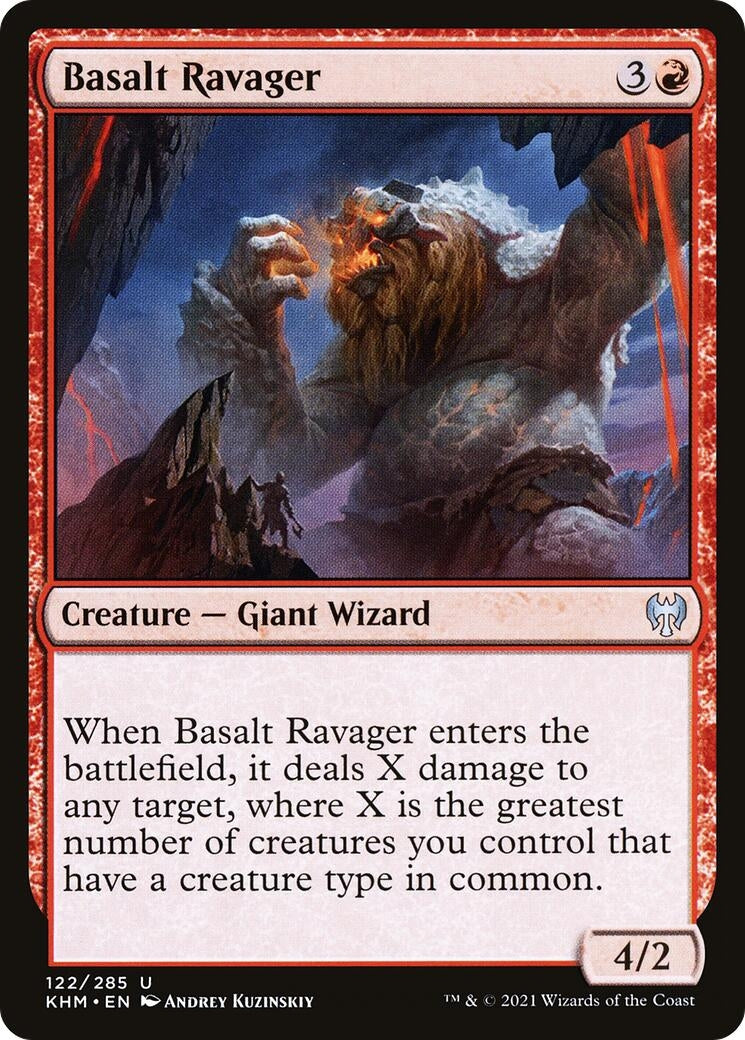 Image for Basalt Ravager (Kaldheim) (122) - Magic: The Gathering