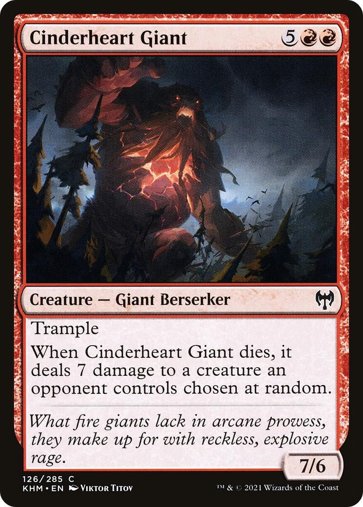 Image for Cinderheart Giant (Kaldheim) (126) - Magic: The Gathering