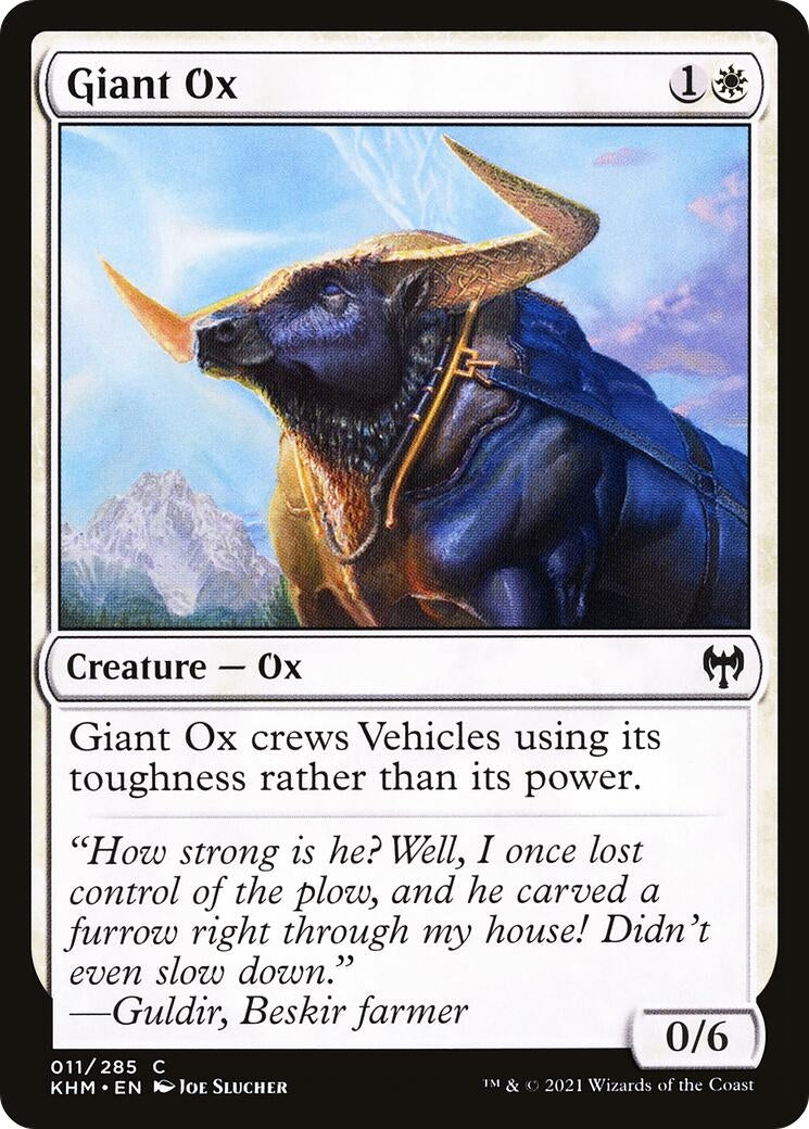 Image for Giant Ox (Kaldheim) (11) - Magic: The Gathering