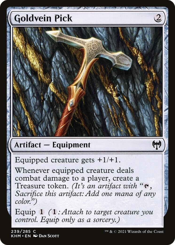Image for Goldvein Pick (Kaldheim) (239) - Magic: The Gathering