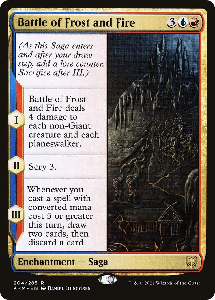 Image for Battle of Frost and Fire (Kaldheim) (204) - Magic: The Gathering