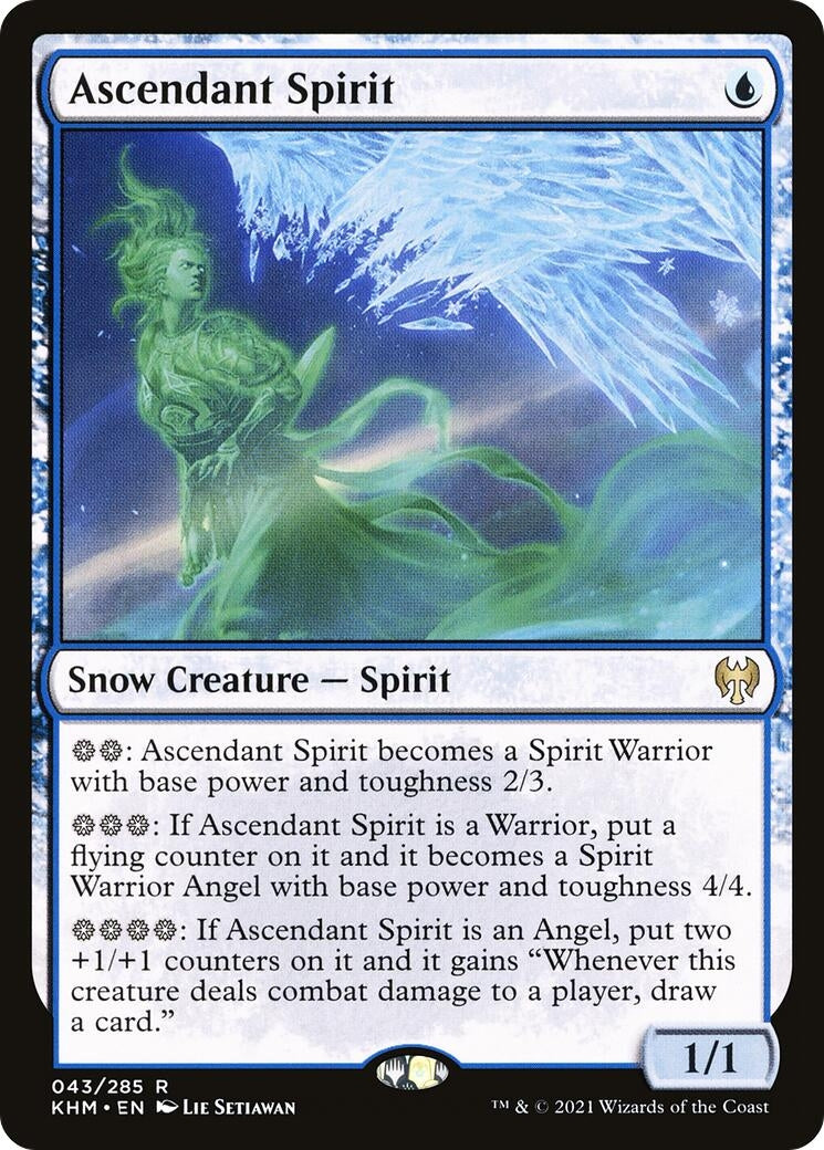 Image for Ascendant Spirit (Kaldheim) (43) - Magic: The Gathering