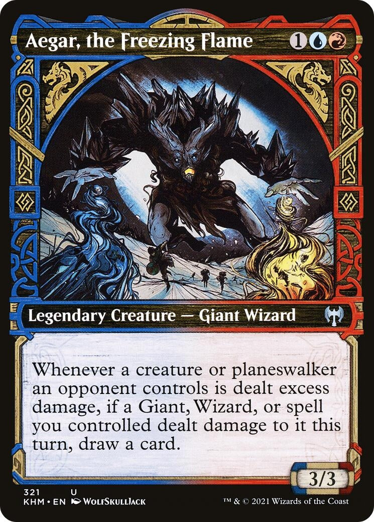 Image for Aegar, the Freezing Flame (Showcase) (Kaldheim) (321) - Magic: The Gathering