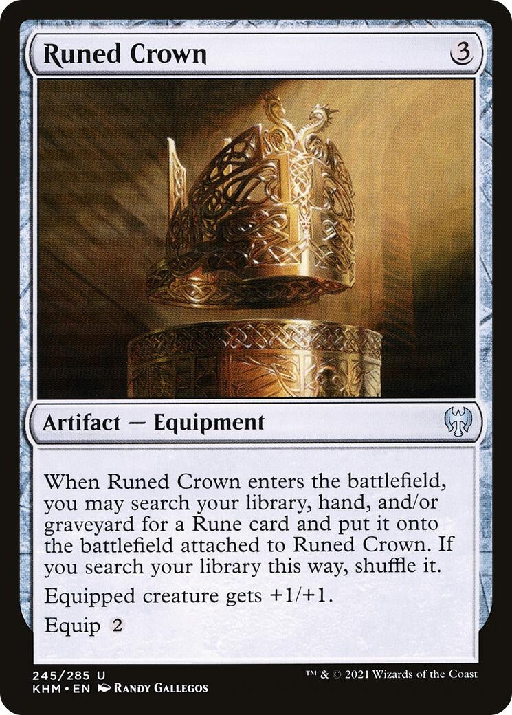 Image for Runed Crown (Kaldheim) (245) - Magic: The Gathering