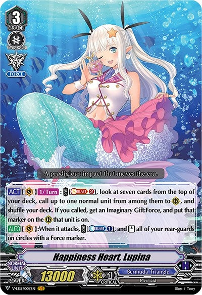 Image for Happiness Heart, Lupina (V-EB15: Twinkle Melody) (V-EB15/003EN) - Cardfight Vanguard