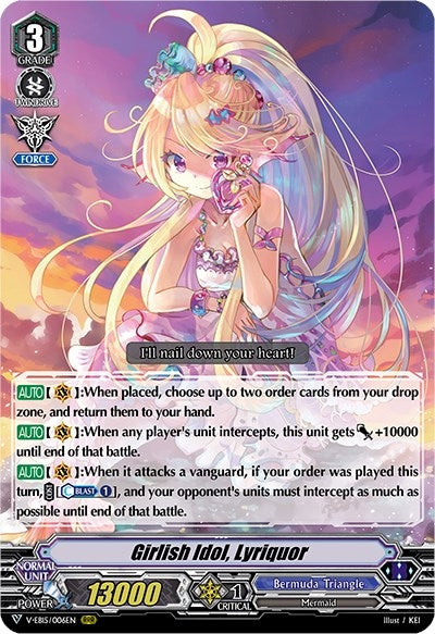 Image for Girlish Idol, Lyriquor (V-EB15: Twinkle Melody) (V-EB15/006EN) - Cardfight Vanguard