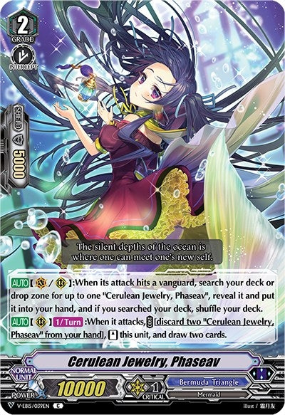 Image for Cerulean Jewelry, Phaseav (V-EB15: Twinkle Melody) (V-EB15/039EN) - Cardfight Vanguard