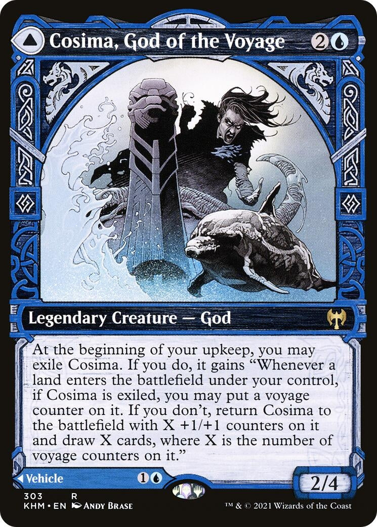 Image for Cosima, God of the Voyage (Showcase) (Kaldheim) (303) - Magic: The Gathering