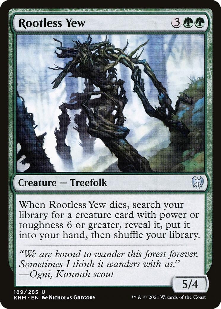 Image for Rootless Yew (Kaldheim) (189) - Magic: The Gathering