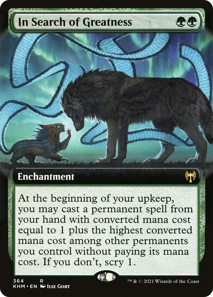 Image for In Search of Greatness (Extended Art) (Kaldheim) (364) - Magic: The Gathering