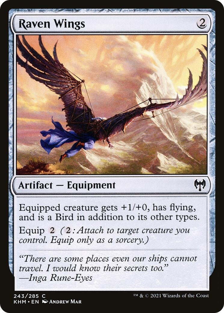 Image for Raven Wings (Kaldheim) (243) - Magic: The Gathering