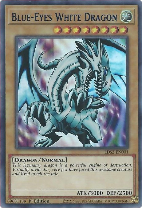Image for Blue-Eyes White Dragon (Blue) (Legendary Duelists: Season 2) (LDS2-EN001) - YuGiOh