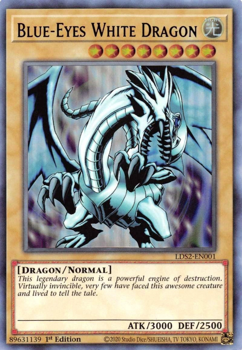 Image for Blue-Eyes White Dragon (Purple) (Legendary Duelists: Season 2) (LDS2-EN001) - YuGiOh