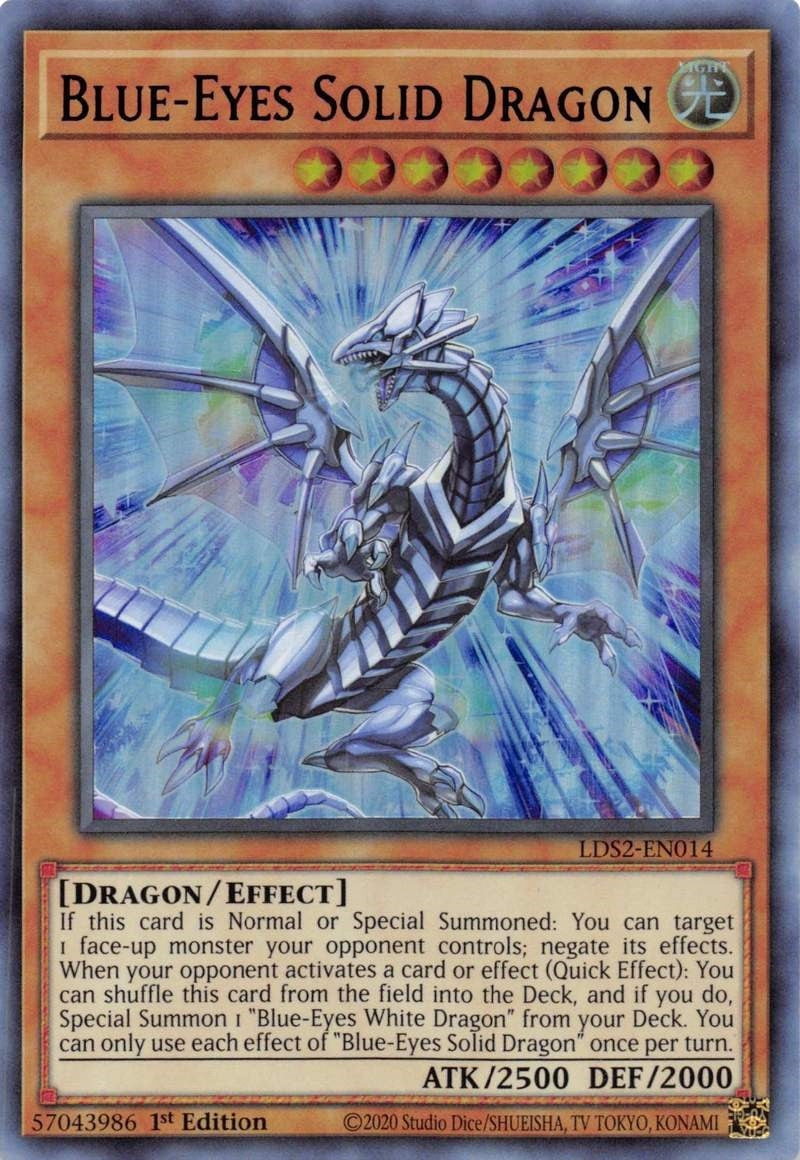 Image for Blue-Eyes Solid Dragon (Purple) (Legendary Duelists: Season 2) (LDS2-EN014) - YuGiOh