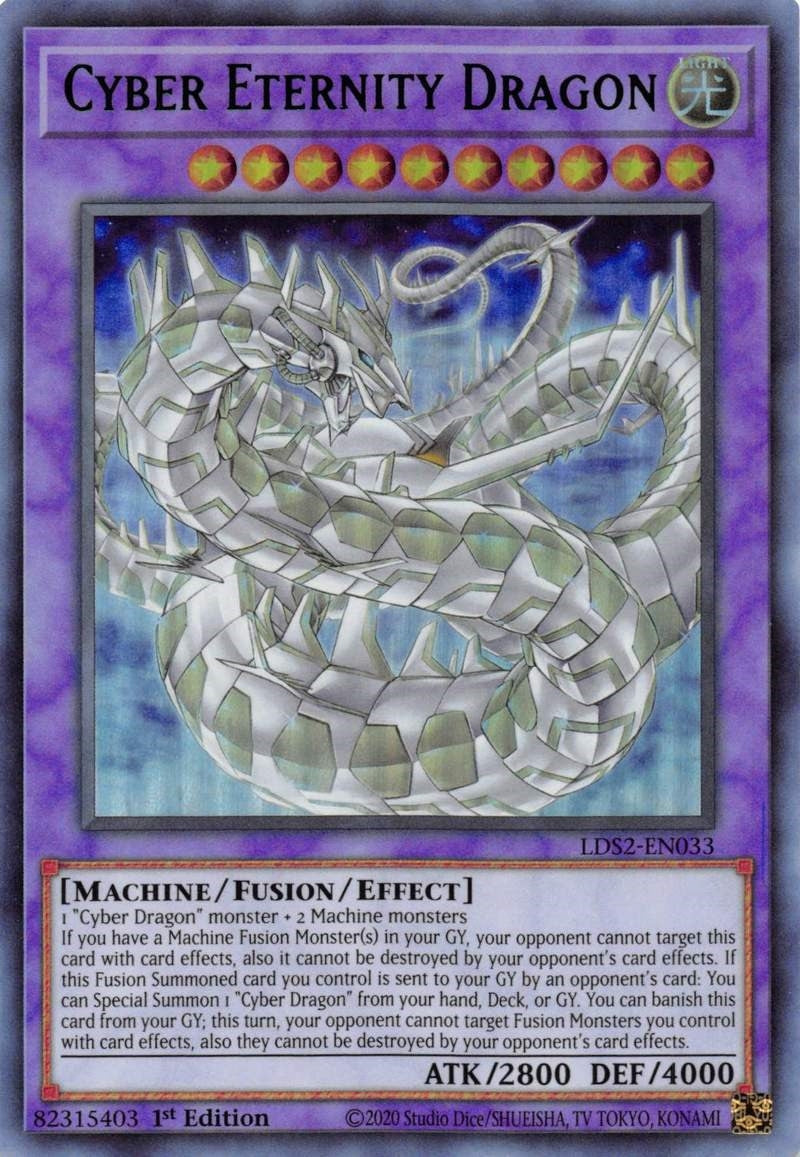 Image for Cyber Eternity Dragon (Green) (Legendary Duelists: Season 2) (LDS2-EN033) - YuGiOh