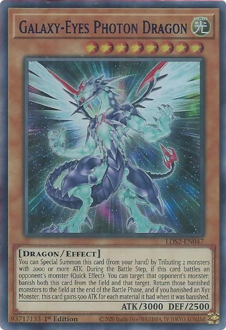Image for Galaxy-Eyes Photon Dragon (Blue) (Legendary Duelists: Season 2) (LDS2-EN047) - YuGiOh