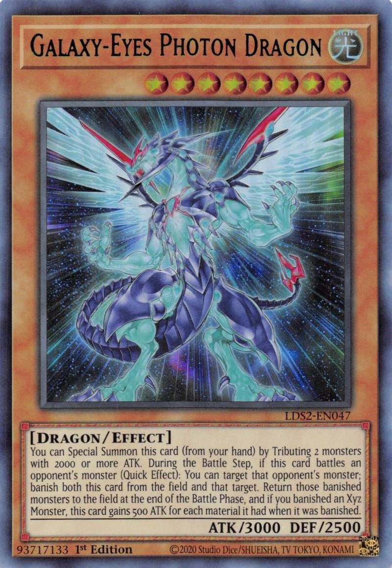 Image for Galaxy-Eyes Photon Dragon (Green) (Legendary Duelists: Season 2) (LDS2-EN047) - YuGiOh