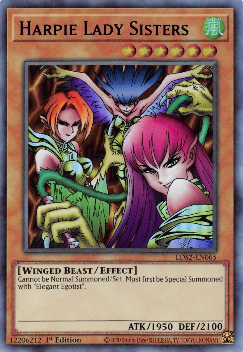 Image for Harpie Lady Sisters (Blue) (Legendary Duelists: Season 2) (LDS2-EN065) - YuGiOh