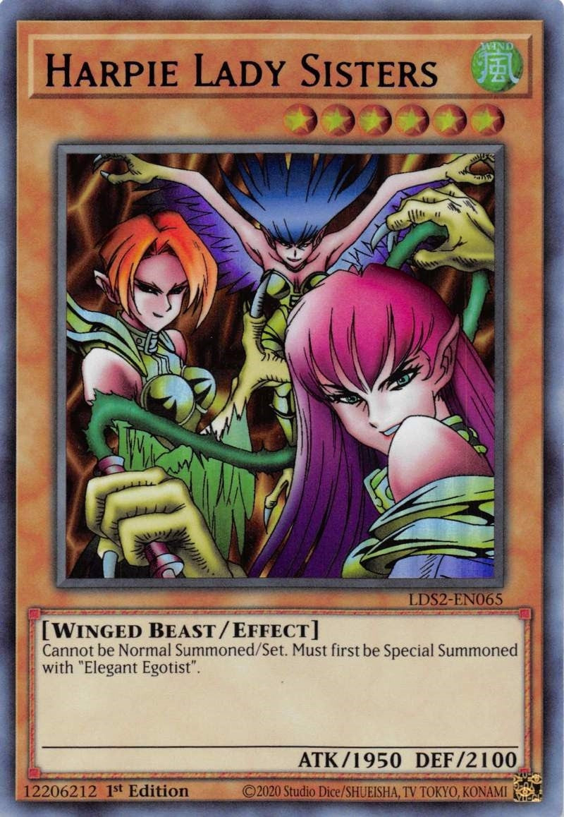 Image for Harpie Lady Sisters (Purple) (Legendary Duelists: Season 2) (LDS2-EN065) - YuGiOh