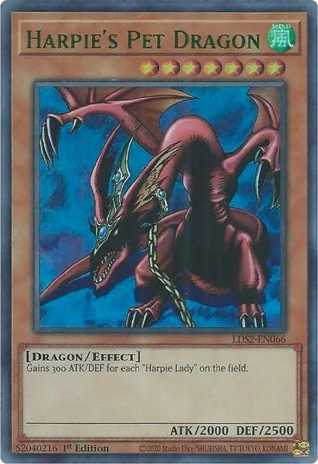 Image for Harpie's Pet Dragon (Green) (Legendary Duelists: Season 2) (LDS2-EN066) - YuGiOh