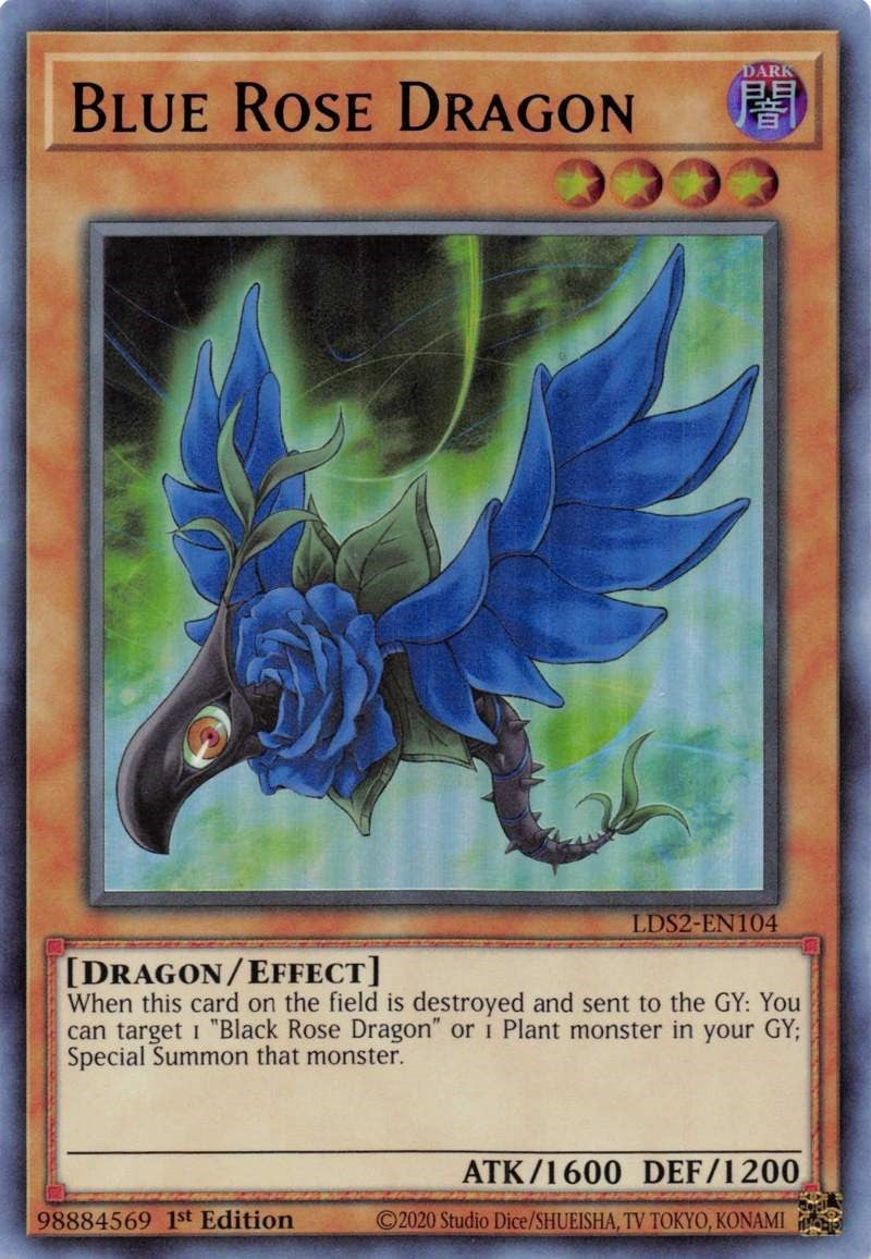 Image for Blue Rose Dragon (Purple) (Legendary Duelists: Season 2) (LDS2-EN104) - YuGiOh