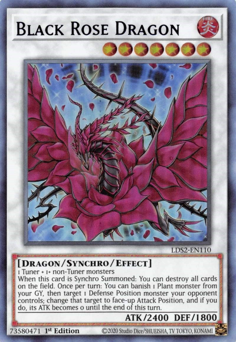 Image for Black Rose Dragon (Purple) (Legendary Duelists: Season 2) (LDS2-EN110) - YuGiOh