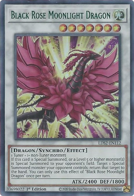 Image for Black Rose Moonlight Dragon (Green) (Legendary Duelists: Season 2) (LDS2-EN112) - YuGiOh